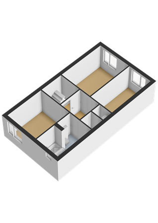 Floorplan - Zeester 43, 2221 KX Katwijk